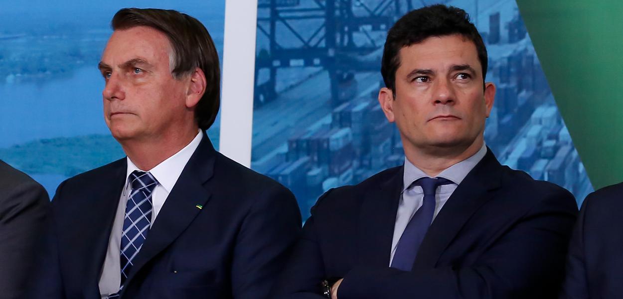 Jair Bolsonaro e Sérgio Moro