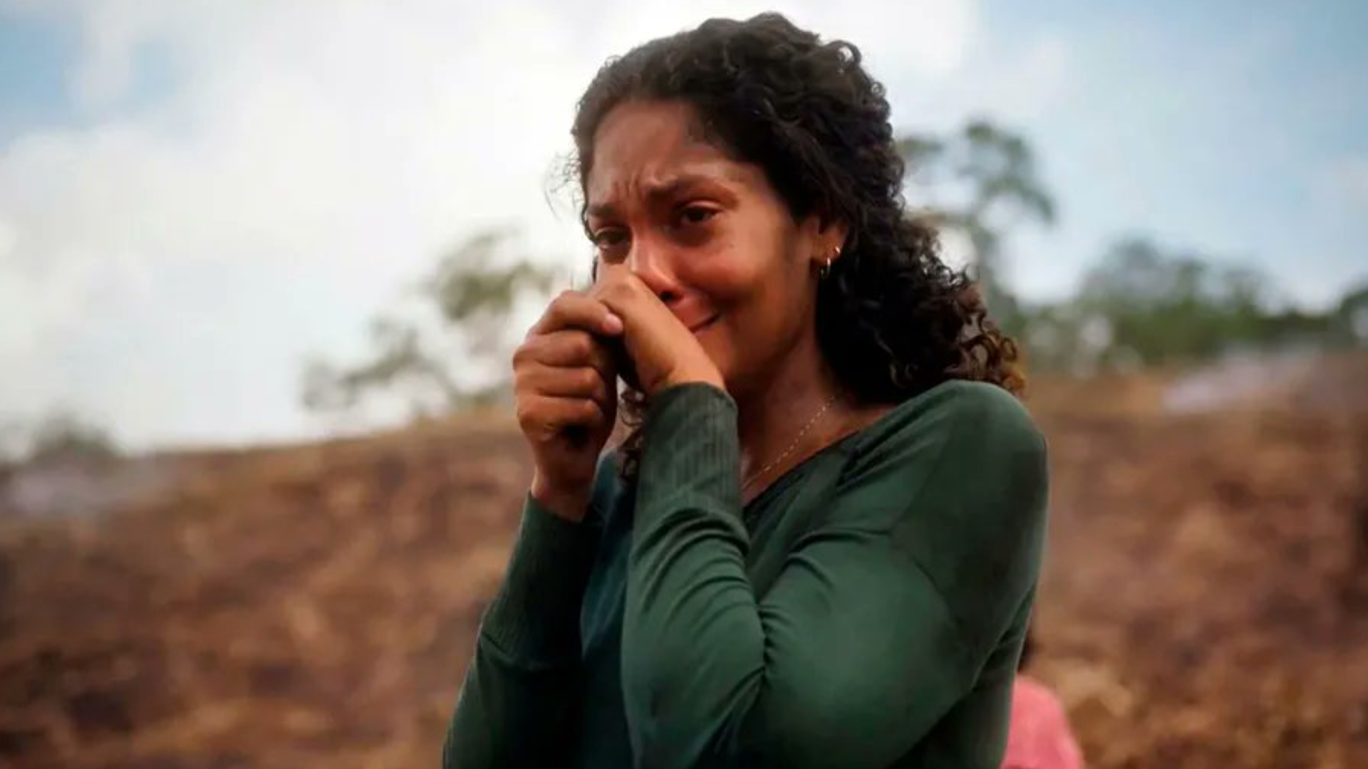 Aline se assusta em Terra e Paixão