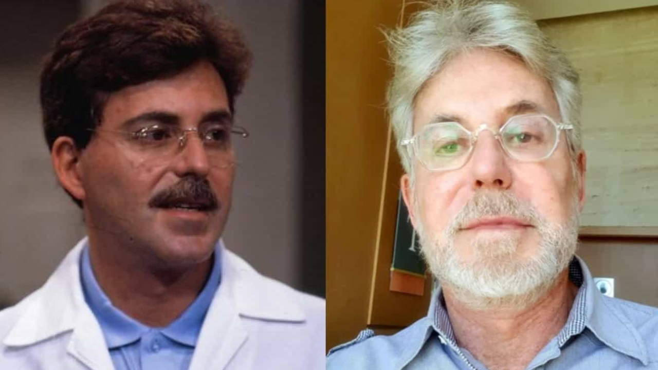 Há 30 anos, Edwin Luisi integrou o elenco de Mulheres de Areia como o Dr. Munhoz; o ator está com 76 atualmente - Foto: Divulgação/Globo e Reprodução/Instagram