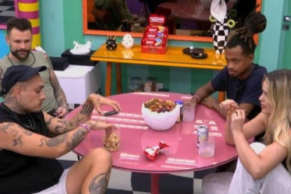 Pela segunda vez, Luigi é criticado após repetir fala preconceituosa no BBB24: 'M*caca' (Créditos: Globoplay)