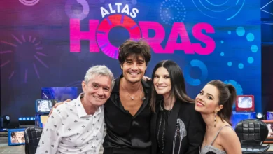 Laura Pausini recebe homenagem no Altas Horas