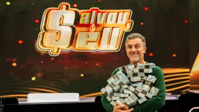 Luciano Huck no quadro Salvou, é Seu no Domingão com Huck