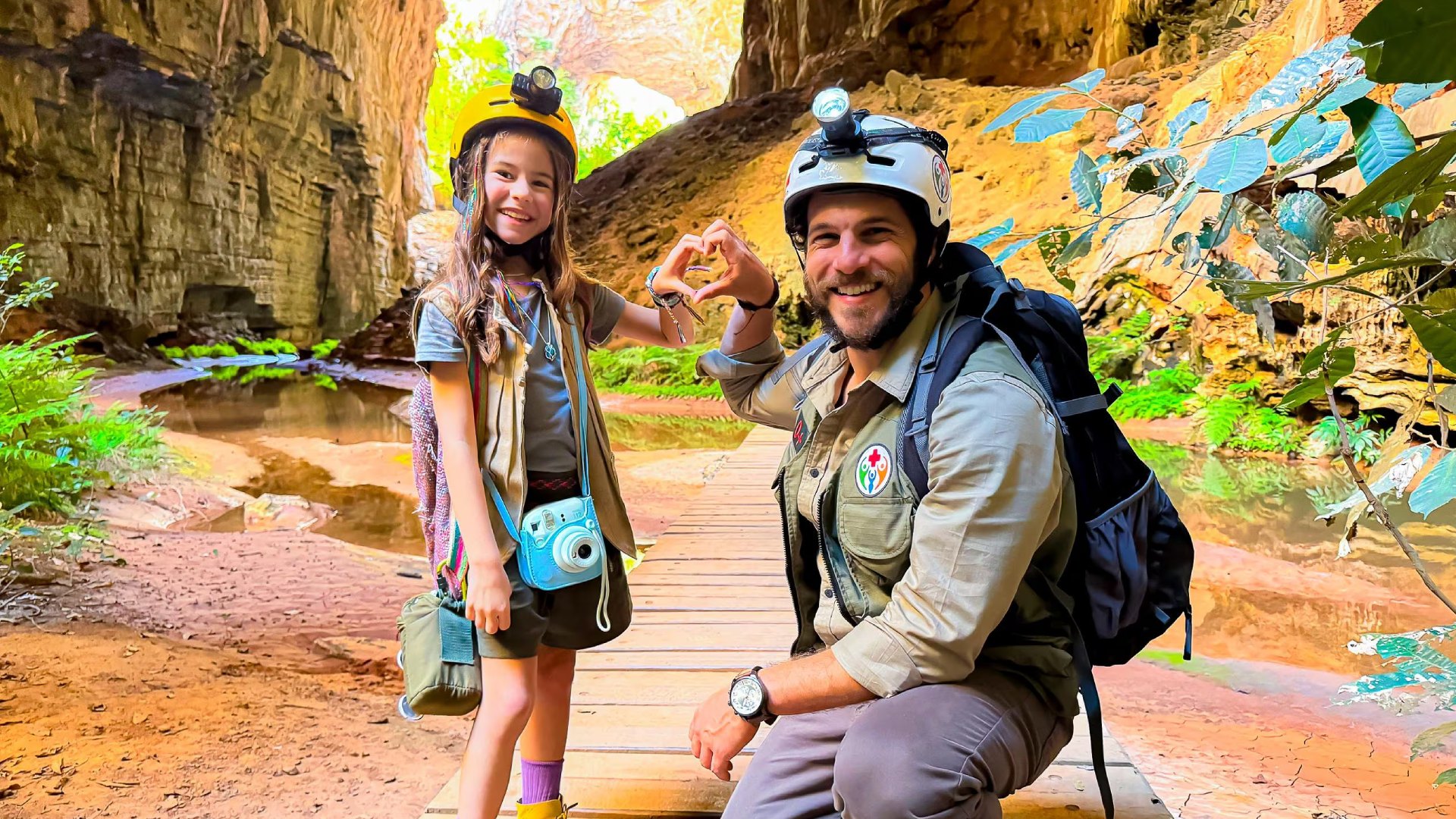 Anna e Paulo em A Caverna Encantada