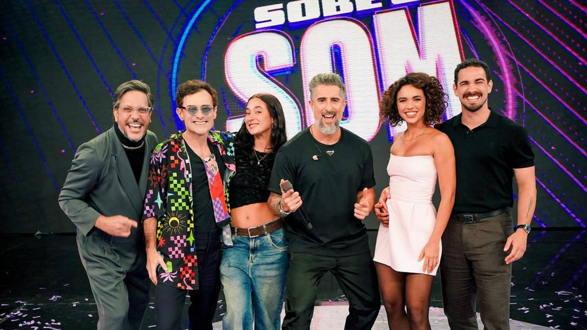 Enrique Diaz e Giovana Cordeiro no Sobe o Som do Caldeirão com Mion