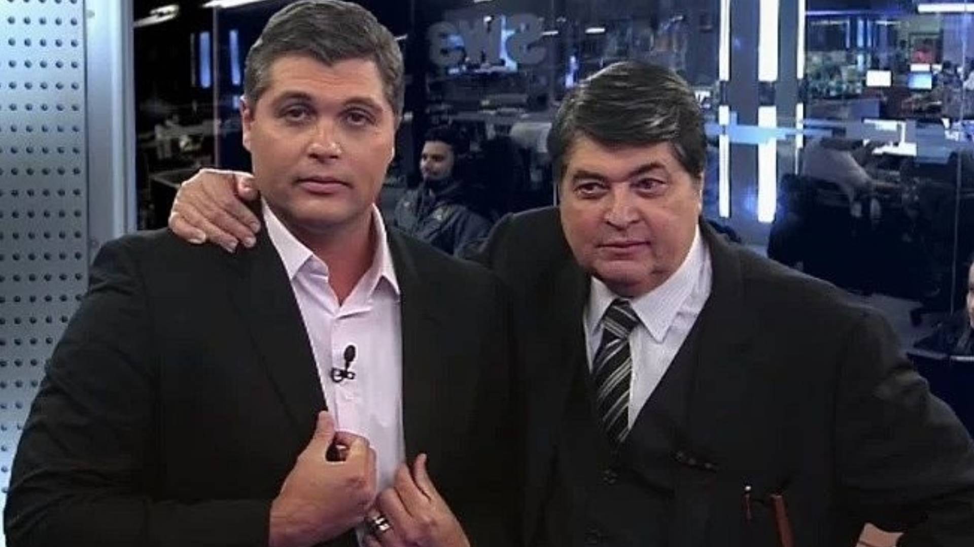 Joel Datena e José Luiz Datena no Brasil Urgente