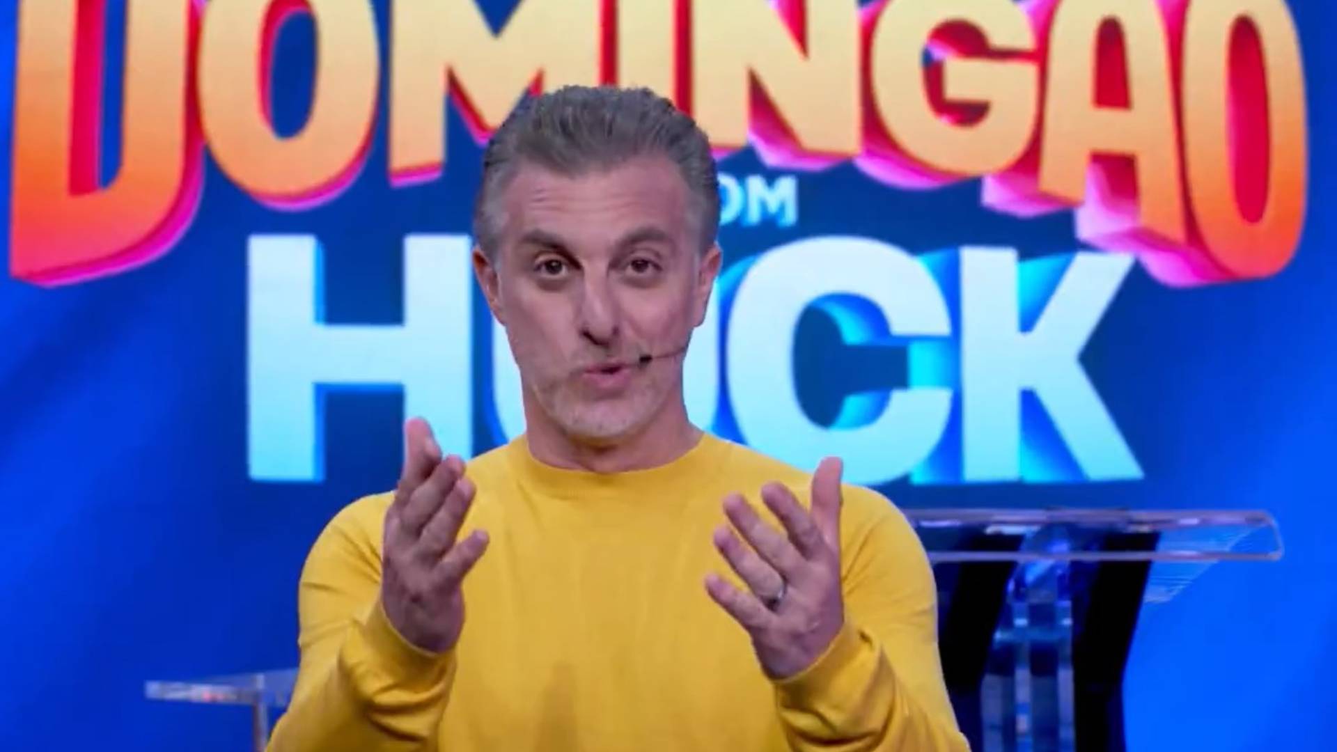 Luciano Huck comanda o Domingão com Huck