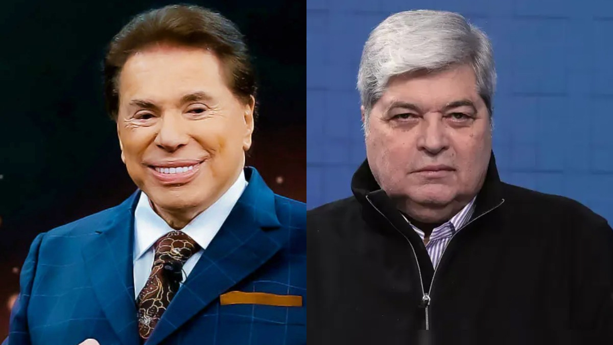 Datena estreia no SBT e faz homenagem para Silvio Santos