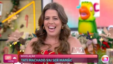 Tati Machado anuncia gravidez na Globo