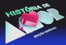 Logotipo da novela História de Amor