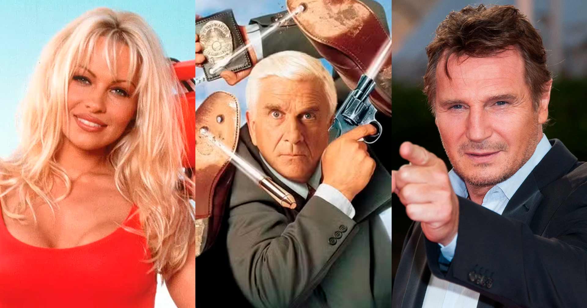 Pamela Anderson e Liam Neeson confirmados no remake de 'Corra que a Polícia Vem Aí!'