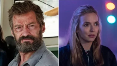 Hugh Jackman e Jodie Comer em 'A Morte de Robin Hood'; uma releitura sombria do herói inglês