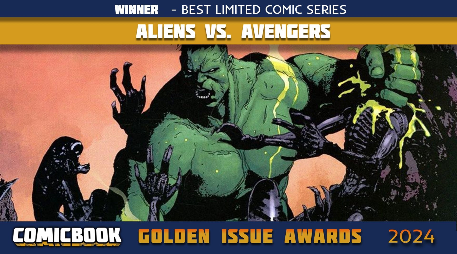 Marvel’s Aliens Vs. Avengers Wins Best Limited Series (Golden Issue Awards 2024)