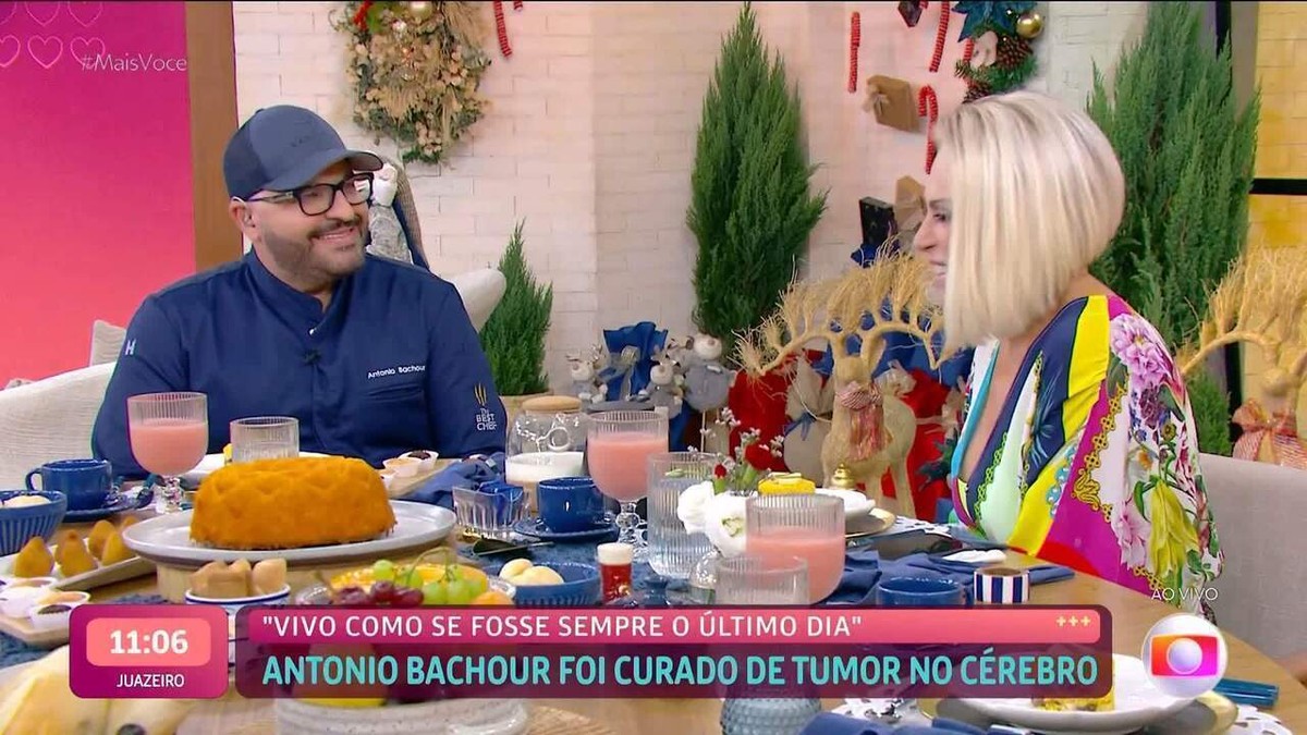 Ana Maria Braga fala sobre luta contra o câncer em papo com chef renomado: '10% de chance de sobreviver'