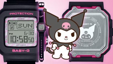 Hello Kitty's Sanrio & CASIO Unite for a Transforming Anniversary Kuromi Watch