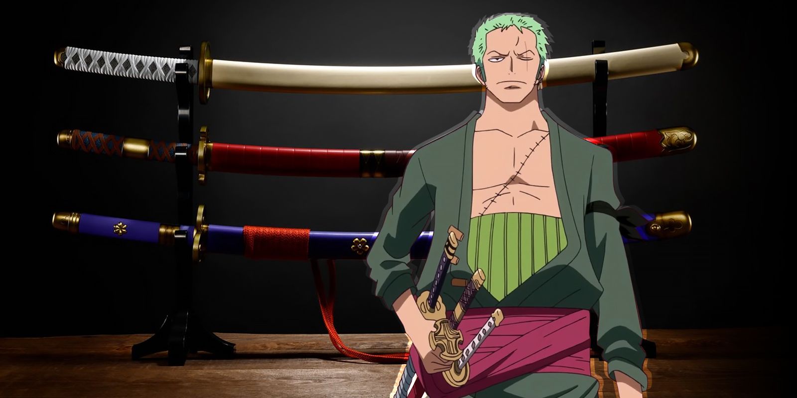 One Piece's Three Roronoa Zoro Replica Swords Go International in New Bandai U.S. Release