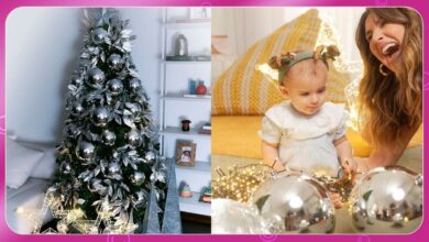 Fernanda Paes Leme encanta com registros da filha de 8 meses brincando com decoração de natal