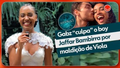 Mania de Você: Gabz comenta namoro com Jaffar Bambirra nos bastidores de mania de voce