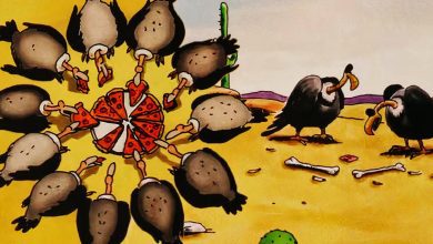 10 Best The Far Side Comics Featuring Vultures, Ranked