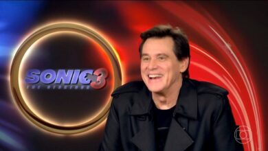 Jim Carrey, vilão de 'Sonic 3', é entrevistado por Marcos Mion e fala sobre aposentadoria