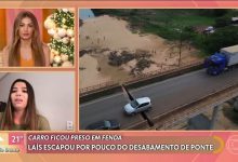 No Encontro, mulher detalha como escapou de desabamento de ponte que liga Maranhão a Tocantins