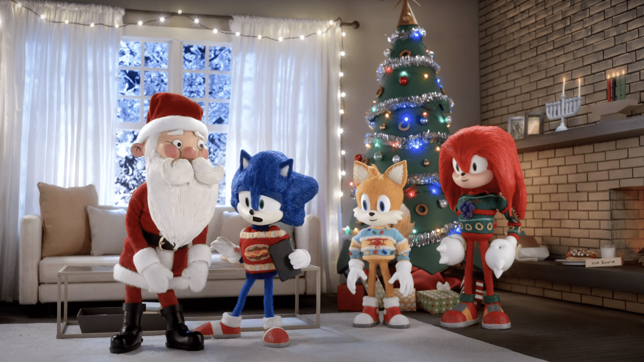 Sonic the Hedgehog 3 Christmas Short Mimics Classic Rankin/Bass Style