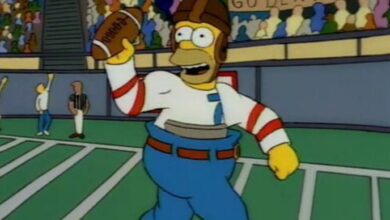 Homer Scores Touchdown in The Simpsons’ Monday Night Football Takeover