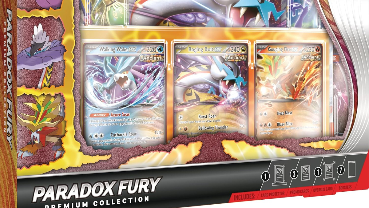 Pokémon TCG: Paradox Fury Premium Collection Gets a Massive Deal