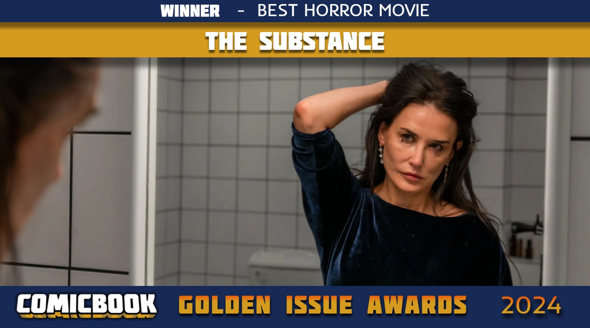 The Substance Wins Best Horror Movie (Golden Issue Awards 2024)