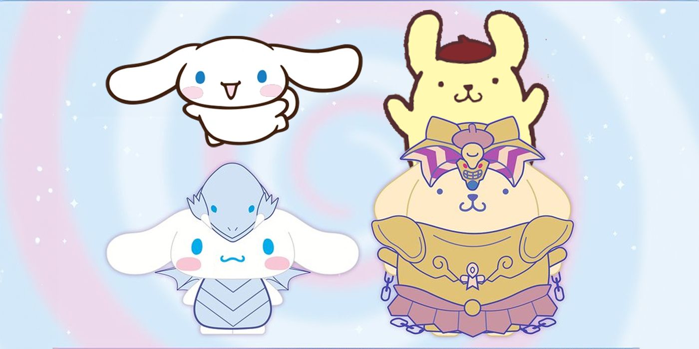 Hello Kitty's Sanrio Reimagines Cinnamoroll & Pompompurin as Yu-Gi-Oh! Monsters for New Crossover Toys