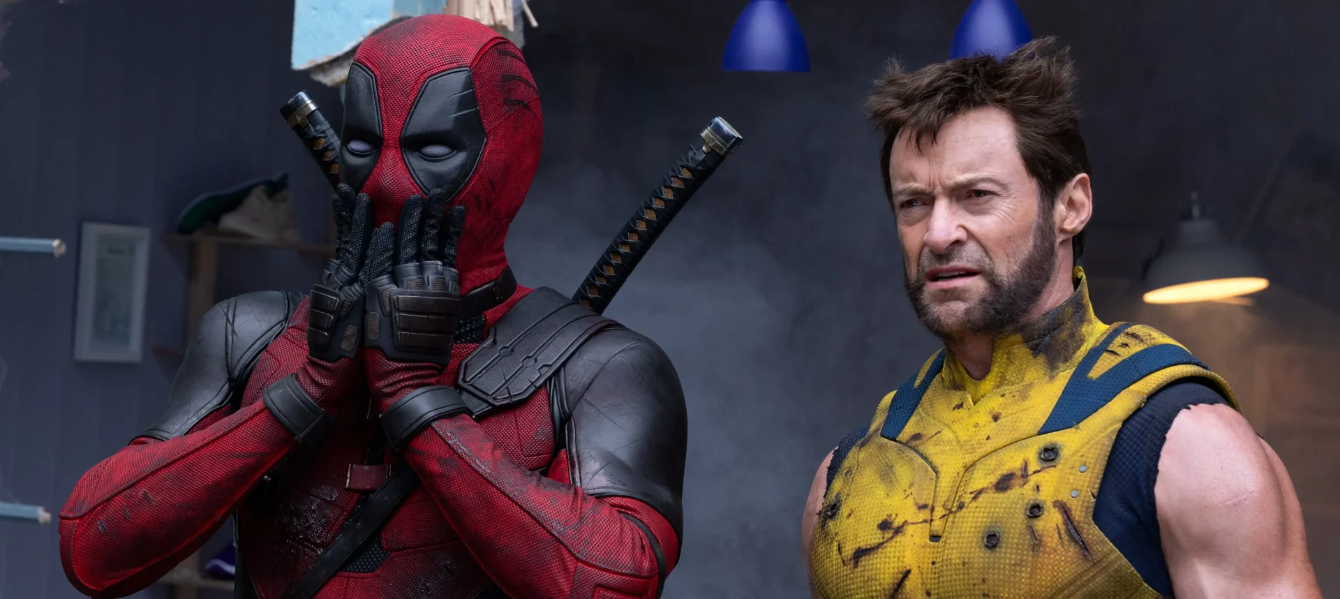 Hugh Jackman como Wolverine em Deadpool