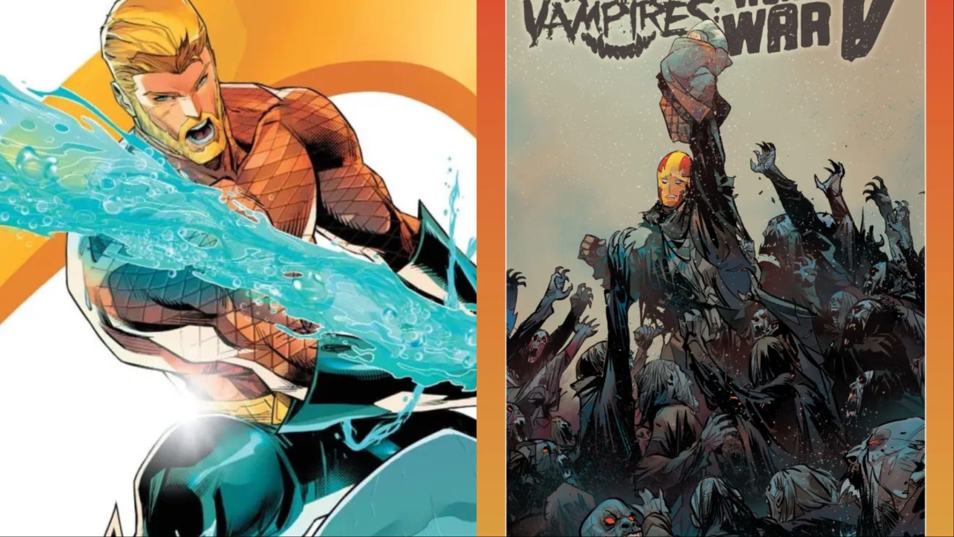 Aquaman tem morte chocante em 'DC vs. Vampiros: Guerra Mundial V' com chegada de Darkseid