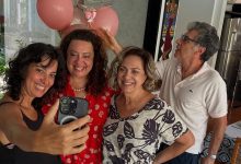 Eliane Giardini e Paulo Betti comemoram aniversário da filha Juliana