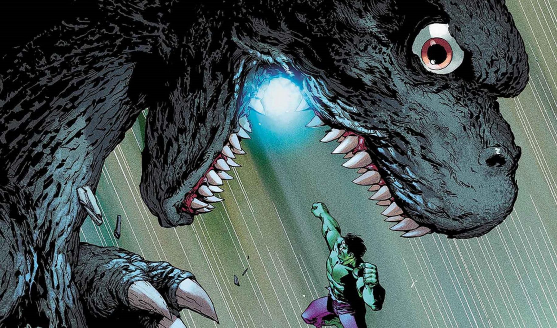 Godzilla encara Hulk em crossover épico da Marvel nos quadrinhos