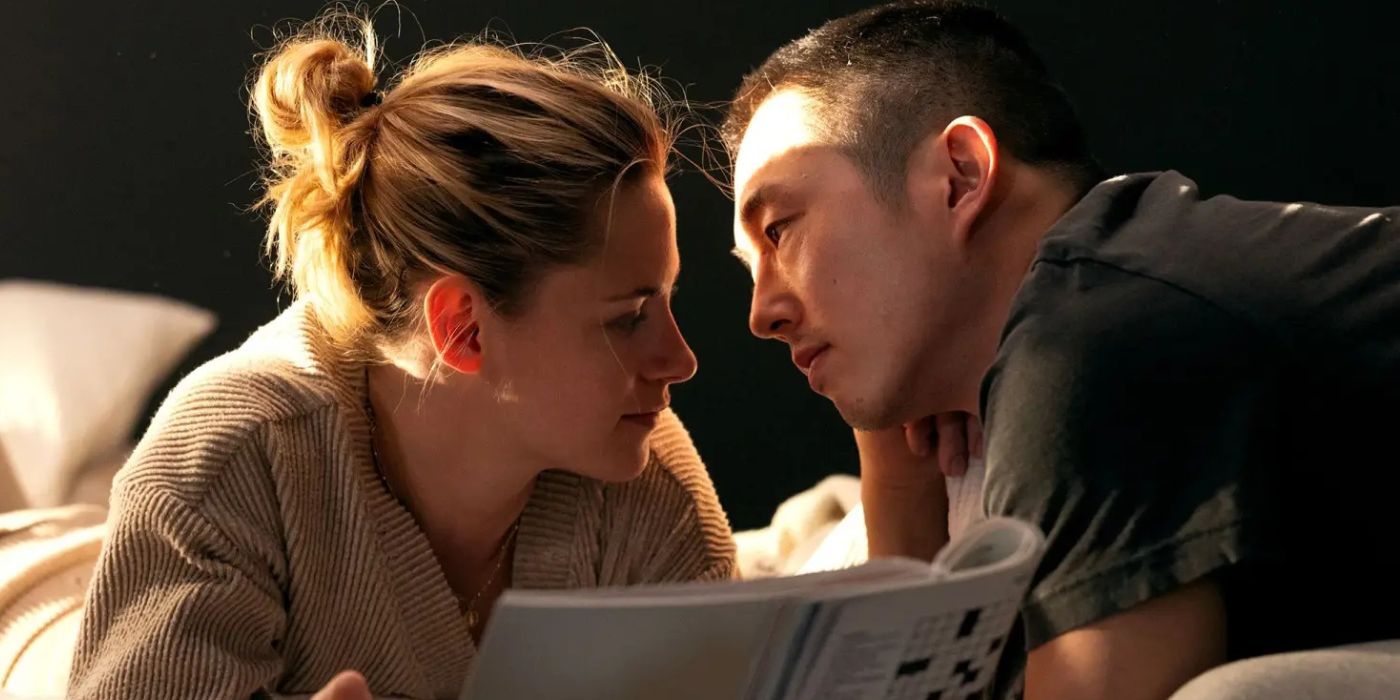 Love Me Trailer Sparks a Robotic, Post-Apocalyptic Romance Between Kristen Stewart & Steven Yeun