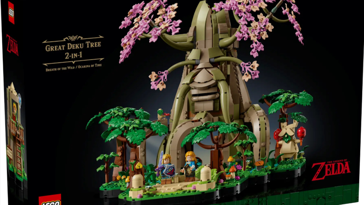 LEGO Zelda: The Great Deku Tree Set Is Now Available On Amazon