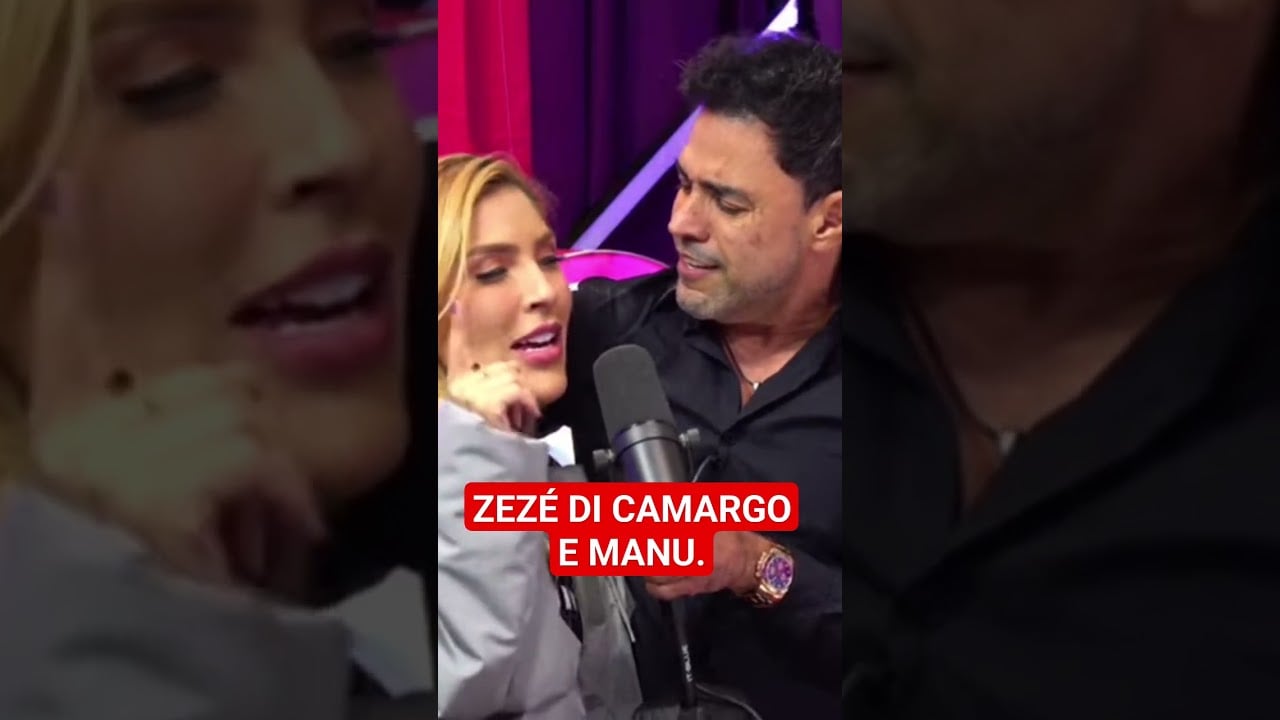 Manu Bathtidão é criticada por ‘não chorar’ ao ver Zezé Di Camargo no ‘Domingão’: ‘Cadê?’