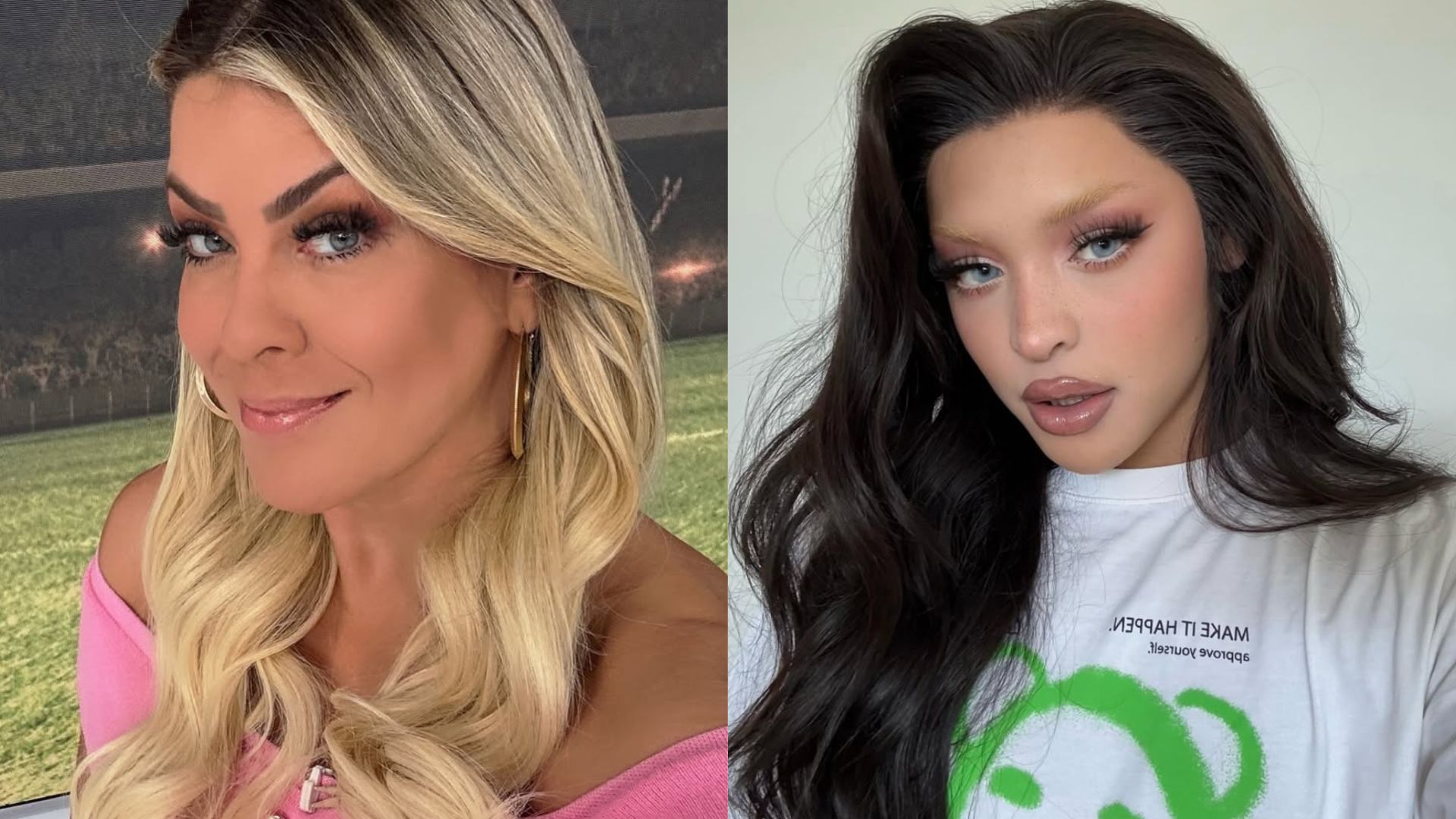 Pabllo Vittar responde à postagem de Renata Fan sobre montagem com Denilson