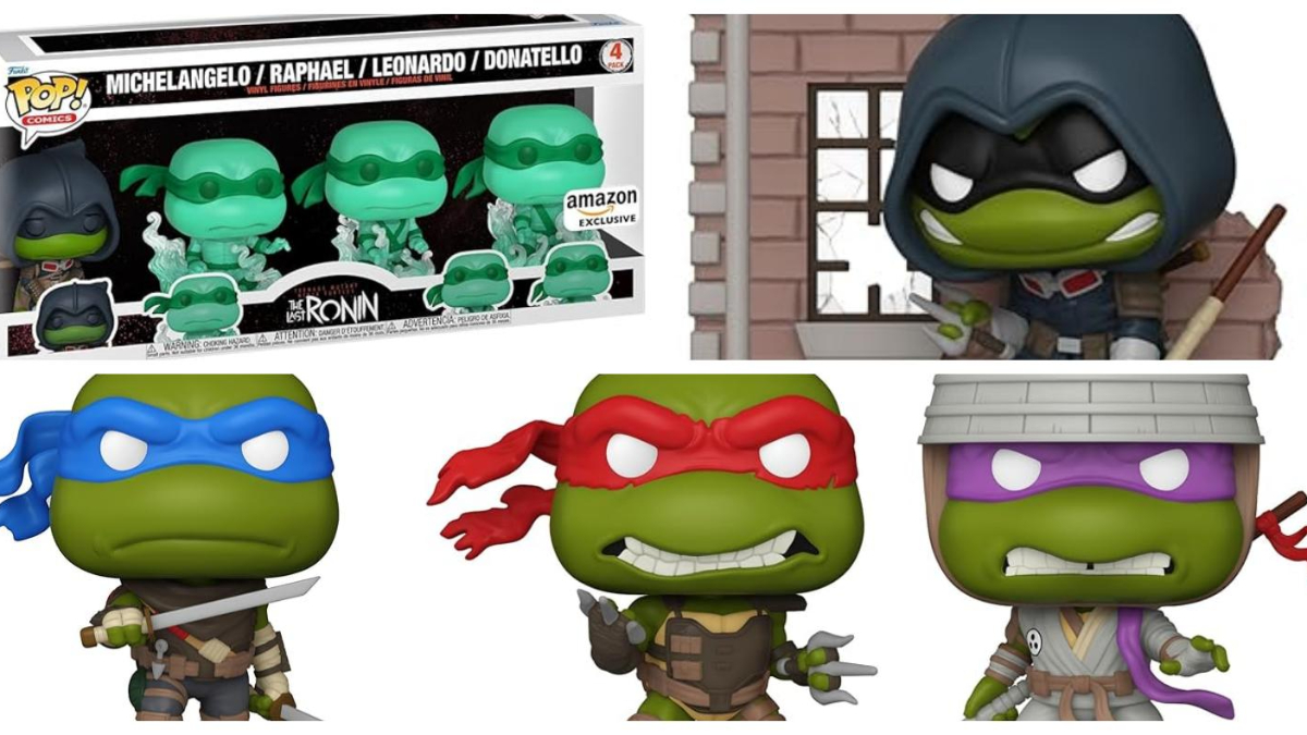 Tartarugas Ninja: Funko Pop! de ‘O Último Ronin’ chegam com exclusividades