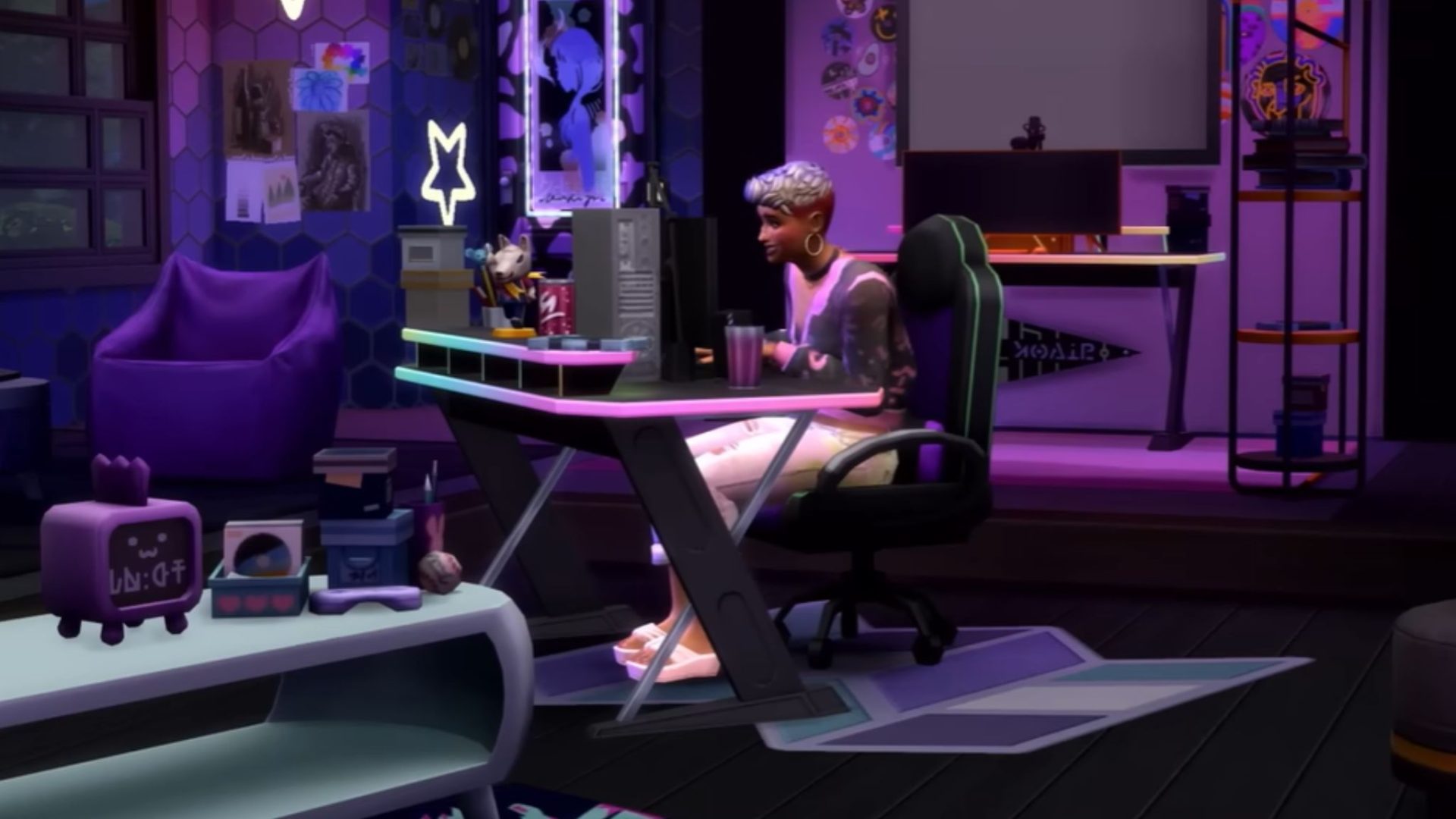 The Sims 4: vazamento revela três novos kits com temas gamer, refúgio secreto e 'caverna' masculina