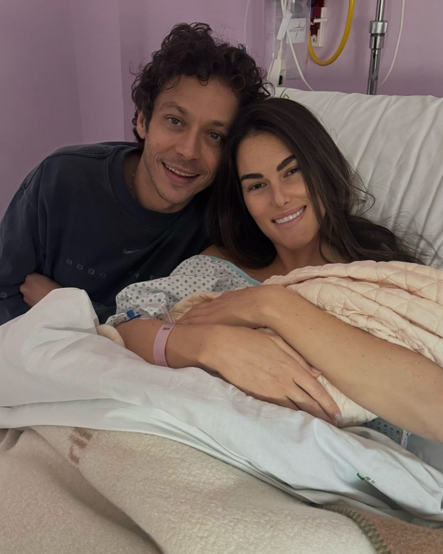 Nasce a segunda filha do ex–motociclista Valentino Rossi