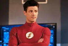 Grant Gustin na pele do Flash